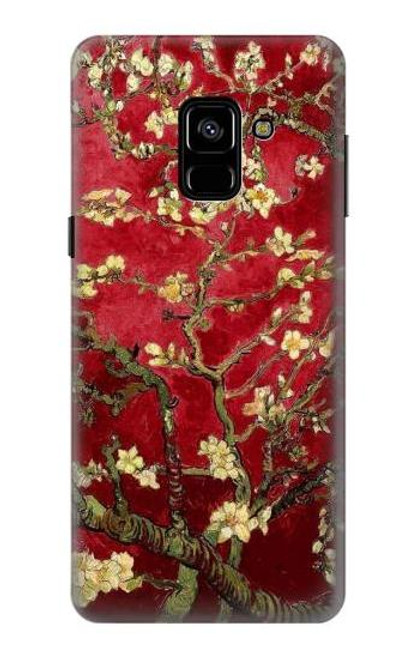 S2414 Red Blossoming Almond Tree Van Gogh Case For Samsung Galaxy A8 (2018)