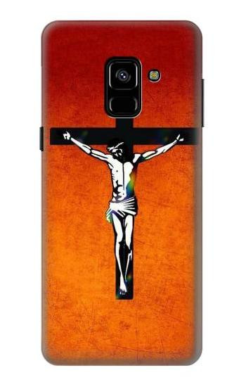 S2421 Jesus Christ On The Cross Case For Samsung Galaxy A8 (2018)