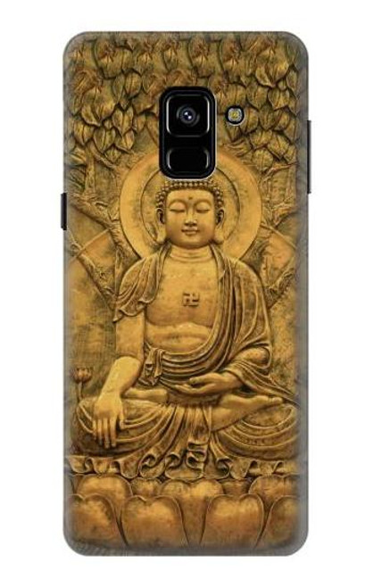 S2452 Buddha Bas Relief Art Graphic Printed Case For Samsung Galaxy A8 (2018)