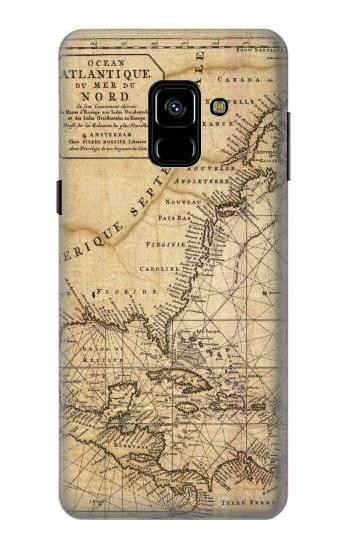 S2506 Exploration North America Map Case For Samsung Galaxy A8 (2018)
