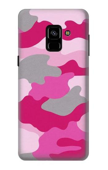 S2525 Pink Camo Camouflage Case For Samsung Galaxy A8 (2018)
