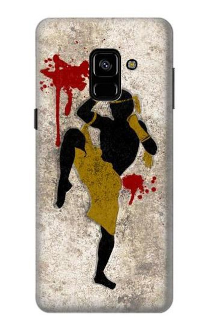 S2635 Muay Thai Kickboxing Fight Blood Case For Samsung Galaxy A8 (2018)
