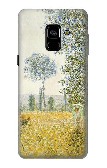 S2682 Claude Monet Fields In Spring Case For Samsung Galaxy A8 (2018)