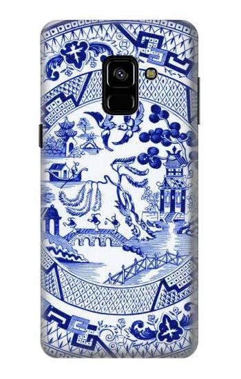 S2768 Willow Pattern Graphic Case For Samsung Galaxy A8 (2018)