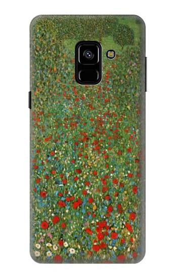 S2872 Gustav Klimt Poppy Field Case For Samsung Galaxy A8 (2018)