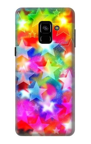 S3292 Colourful Disco Star Case For Samsung Galaxy A8 (2018)