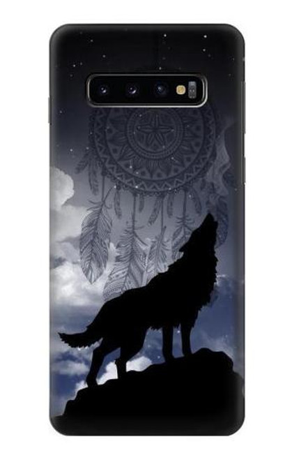 S3011 Dream Catcher Wolf Howling Case For Samsung Galaxy S10