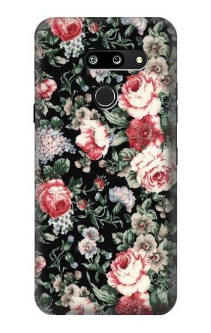 S2727 Vintage Rose Pattern Case For LG G8 ThinQ