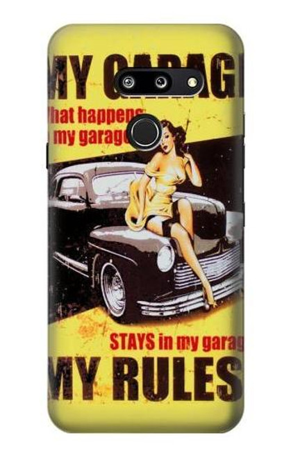 S3198 My Garage Pinup Girl Case For LG G8 ThinQ