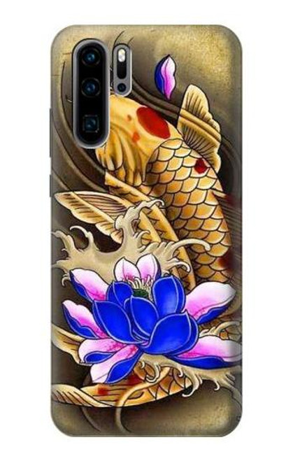 S1604 Carp Koi Fish Japanese Tattoo Case For Huawei P30 Pro
