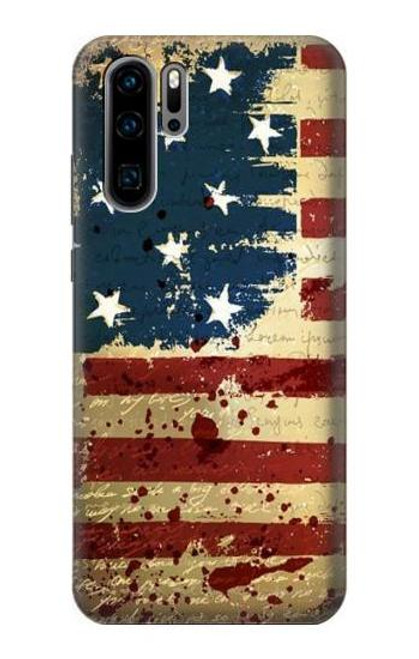 S2349 Old American Flag Case For Huawei P30 Pro