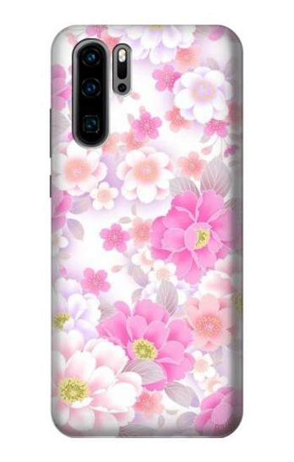 S3036 Pink Sweet Flower Flora Case For Huawei P30 Pro