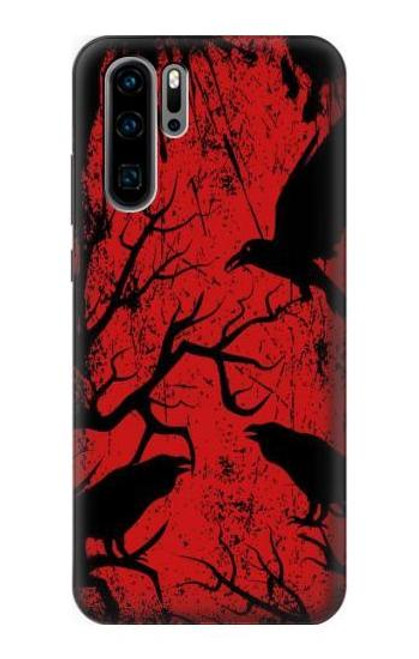 S3325 Crow Black Blood Tree Case For Huawei P30 Pro