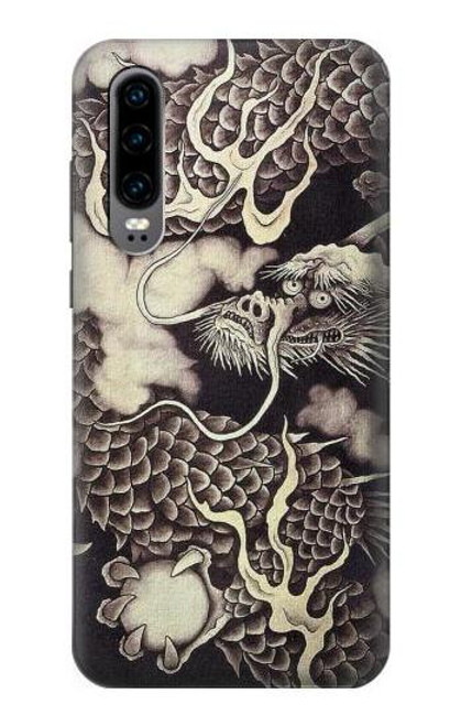 S2719 Japan Painting Dragon Case For Huawei P30