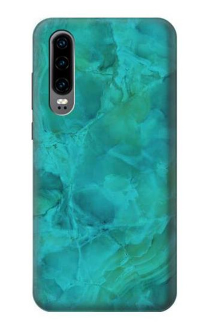 S3147 Aqua Marble Stone Case For Huawei P30