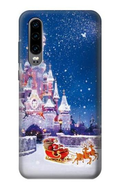 S3282 Santa Xmas Castle Case For Huawei P30