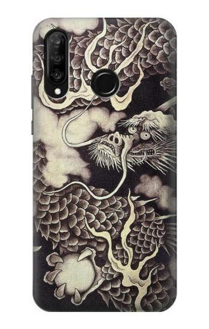 S2719 Japan Painting Dragon Case For Huawei P30 lite