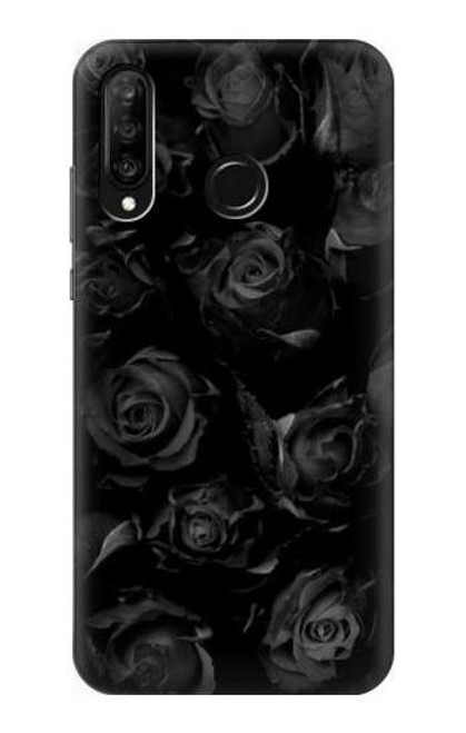 S3153 Black Roses Case For Huawei P30 lite