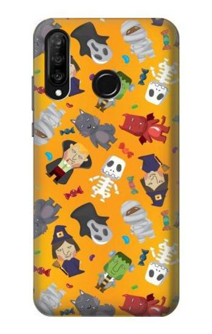 S3275 Cute Halloween Cartoon Pattern Case For Huawei P30 lite
