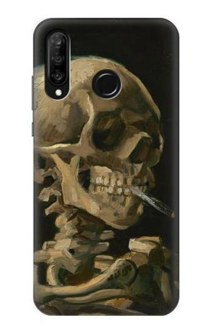 S3358 Vincent Van Gogh Skeleton Cigarette Case For Huawei P30 lite
