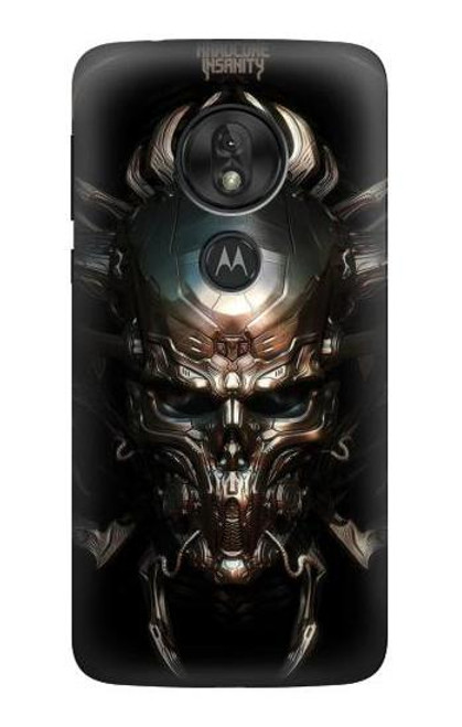 S1027 Hardcore Metal Skull Case For Motorola Moto G7 Play