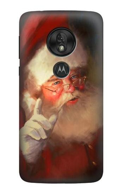 S1144 Xmas Santa Claus Case For Motorola Moto G7 Play