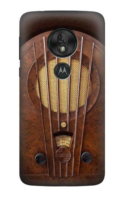 S2655 Vintage Bakelite Deco Radio Case For Motorola Moto G7 Play