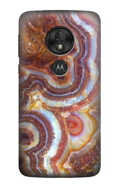 S3034 Colored Marble Texture Printed Case For Motorola Moto G7 Play