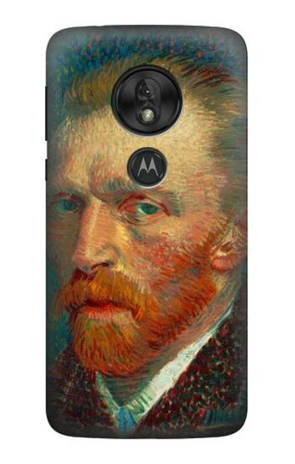 S3335 Vincent Van Gogh Self Portrait Case For Motorola Moto G7 Play