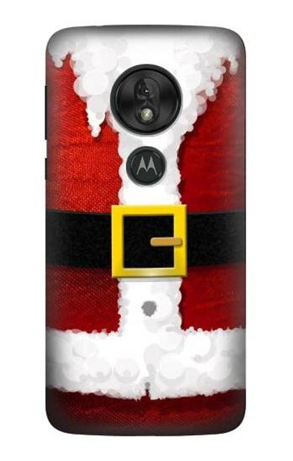 S2846 Christmas Santa Red Suit Case For Motorola Moto G7 Power
