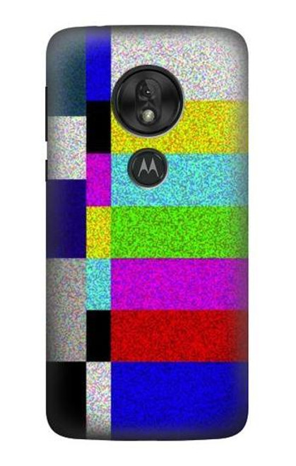 S2871 Noise Signal TV Case For Motorola Moto G7 Power