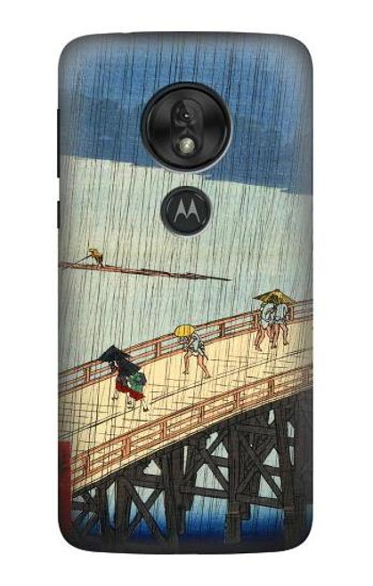 S3347 Utagawa Hiroshige Sudden shower Case For Motorola Moto G7 Power