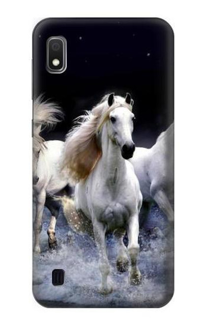 S0246 White Horse Case For Samsung Galaxy A10