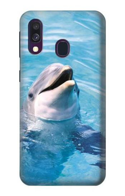 S1291 Dolphin Case For Samsung Galaxy A40