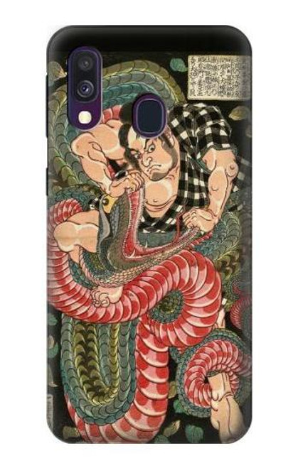 S2469 108 Heroes of Suikoden Saginoike Heikuro Case For Samsung Galaxy A40