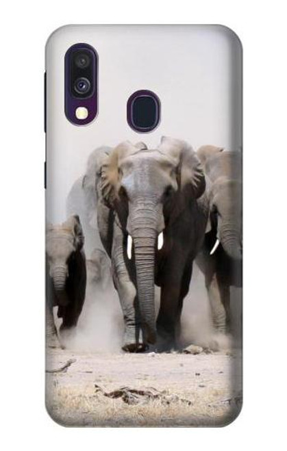 S3142 African Elephant Case For Samsung Galaxy A40