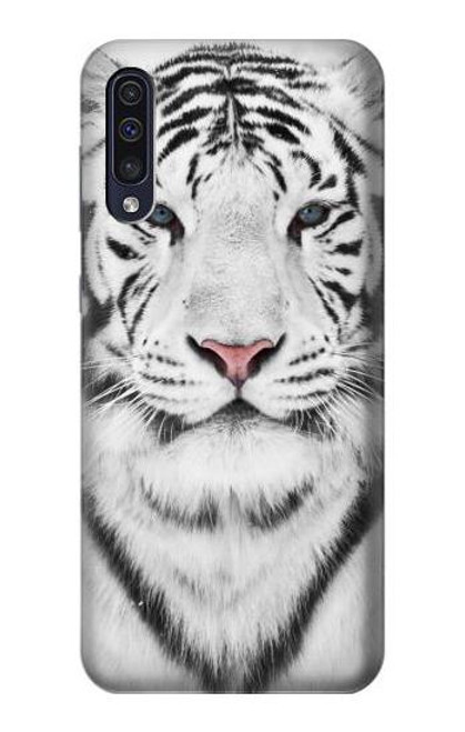 S2553 White Tiger Case For Samsung Galaxy A50