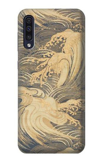 S2680 Japan Art Obi With Stylized Waves Case For Samsung Galaxy A50