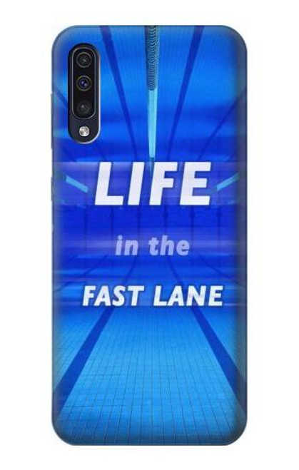 S3136 Life in the Fast Lane Swimming Pool Case For Samsung Galaxy A50