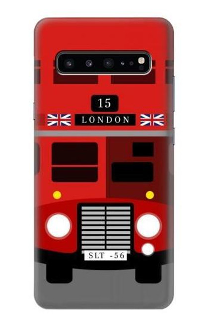 S2058 England British Double Decker Bus Case For Samsung Galaxy S10 5G