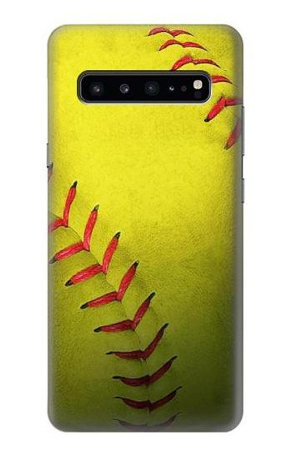 S3031 Yellow Softball Ball Case For Samsung Galaxy S10 5G