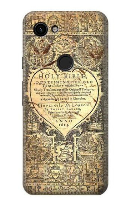 S0330 Bible Page Case For Google Pixel 3a