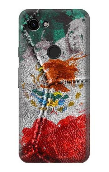 S3314 Mexico Flag Vinatage Foorball Graphic Case For Google Pixel 3a