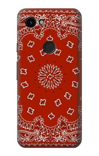 S3355 Bandana Red Pattern Case For Google Pixel 3a