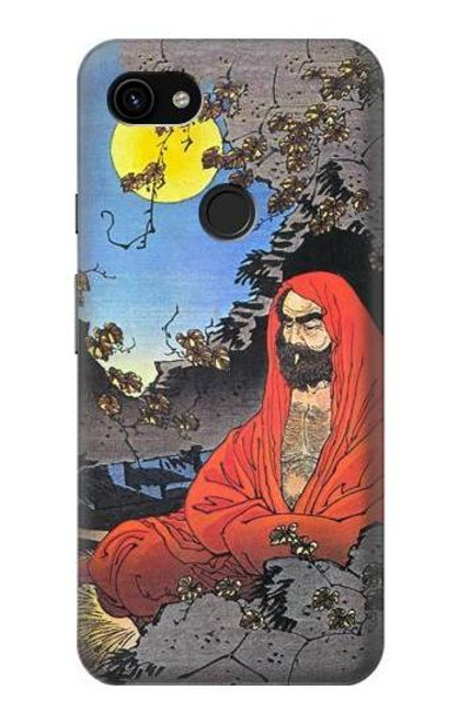 S2234 Zen Master Bodhidharma Yoshitoshi Case For Google Pixel 3a XL