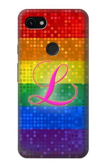S2900 Rainbow LGBT Lesbian Pride Flag Case For Google Pixel 3a XL