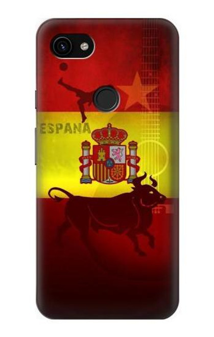 S2984 Spain Football Soccer Euro 2016 Case For Google Pixel 3a XL