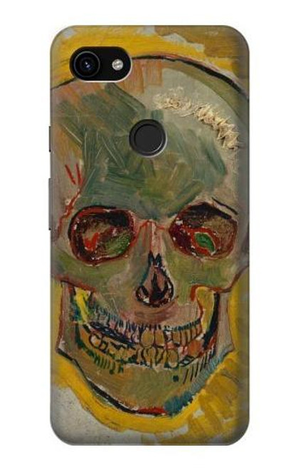 S3359 Vincent Van Gogh Skull Case For Google Pixel 3a XL