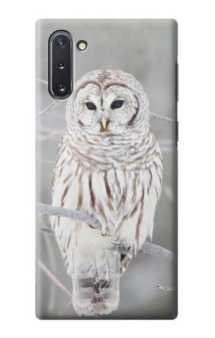 S1566 Snowy Owl White Owl Case For Samsung Galaxy Note 10