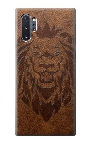 S2529 Leo Zodiac Tattoo Brown Graphic Print Case For Samsung Galaxy Note 10 Plus